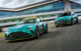 Aston Martin Vantage DBX f1 safety cars