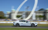 Aston Martin Rapide E on Goodwood hillclimb