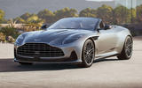 Aston Martin DB12 Volante front three quarter static Aston Martin DB12 Volante front three quarter static