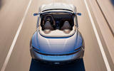 Aston Martin DB12 Volante rear top down