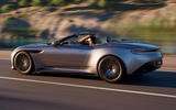 Aston Martin DB12 Volante side tracking