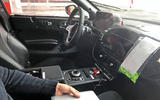 Aston Martin DBX prototype - interior spy shots