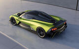 Aston Martin Valhalla rear quarter from above Aston Martin Valhalla rear quarter from above