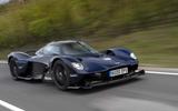 Aston Martin Valkyrie road testing front side  Aston Martin Valkyrie road testing front side