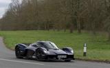 Aston Martin Valkyrie road testing side corner Aston Martin Valkyrie road testing side corner