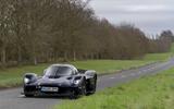 Aston Martin Valkyrie road testing front far Aston Martin Valkyrie road testing front far