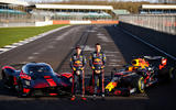 Aston Martin Valkyrie driven by Red Bull F1 drivers - static Aston Martin Valkyrie driven by Red Bull F1 drivers - static