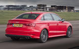 Audi A3 Saloon rear three quarter Audi A3 Saloon rear three quarter