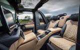 Mercedes-Maybach G650 Landaulet rear seats with roof down
