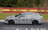 Audi A5 camouflaged side tracking Audi A5 camouflaged side tracking