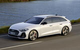 Audi A5 PHEV front quarter tracking