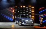 In 2019, the all-electric Audi e-tron marked the introduction of Digital Matrix LED headlight technology In 2019, the all-electric Audi e-tron marked the introduction of Digital Matrix LED headlight technology