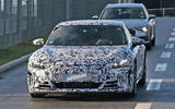 2021 Audi E-tron GT camouflaged prototype - nose 2021 Audi E-tron GT camouflaged prototype - nose