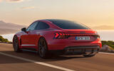 Audi E tron GT Quattro rear quarter tracking Audi E tron GT Quattro rear quarter tracking