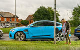 Audi E tron Sportback lamppost charging side