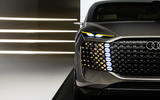 The Audi Urbansphere concept's animated LEDs can convey simple safety messages to other road users The Audi Urbansphere concept's animated LEDs can convey simple safety messages to other road users