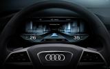 Audi h-tron concept interior Detroit