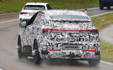 Audi prototype camo rear quarter tracking 2 Audi prototype camo rear quarter tracking 2