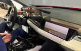 Audi Q6 e tron interior on display in munich
