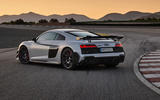 Audi R8 GT rear three quarter Audi R8 GT rear three quarter