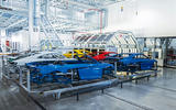 Audi R8 shells in factory