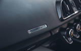 Audi R8 V10 Performance RWD Edition interior badge detail Audi R8 V10 Performance RWD Edition interior badge detail