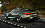 Audi RS E Tron Performance rear quarter tracking