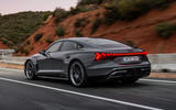 Audi RS E Tron rear quarter tracking