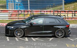 Audi RS3 Nurburgring side tracking