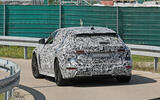 Audi RS6 EV camo rear tracking Audi RS6 EV camo rear tracking