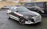 Audi S3 official disguise front