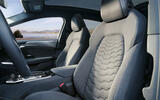 Audi A6 Sportback e tron interior seats detail Audi A6 Sportback e tron interior seats detail