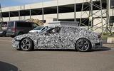 Audi E-tron GT spyshots side Audi E-tron GT spyshots side