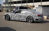 Audi E-tron GT spyshots side rear Audi E-tron GT spyshots side rear