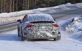 Audi E-Tron GT spyshots rear close