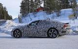 Audi E-Tron GT spyshots side