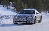 Audi E-Tron GT spyshots front far