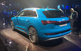 Audi E-tron 2019 official launch static rear right