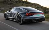Audi E tron GT rear three quarter