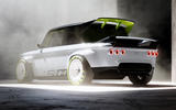 Audi EP4 EV rear three quarter