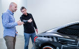 Sound engineers Rudolf Halmbmeir and Stephan Gsell shaped the Audi e-tron GT's unique engine tone