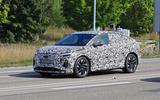 Audi Q4 E-tron Sportback spyshot side front Audi Q4 E-tron Sportback spyshot side front
