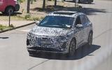 Audi Q4 E-tron Sportback spyshot front Audi Q4 E-tron Sportback spyshot front