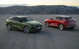 Audi Q5 Sportback   red and green versions in desert Audi Q5 Sportback   red and green versions in desert