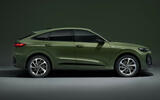 Audi Q5 Sportback   side profile in studio Audi Q5 Sportback   side profile in studio