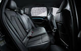 Audi Q6 e tron interior black rear seats Audi Q6 e tron interior black rear seats