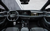 Audi Q6 e tron interior black with digital screens Audi Q6 e tron interior black with digital screens