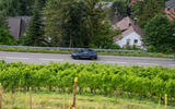 Audi Q6 e tron on road elevated 1 Audi Q6 e tron on road elevated 1