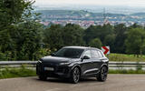 Audi Q6 e tron on road profile 1 Audi Q6 e tron on road profile 1