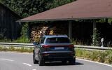 Audi Q6 e tron on road rear 1
